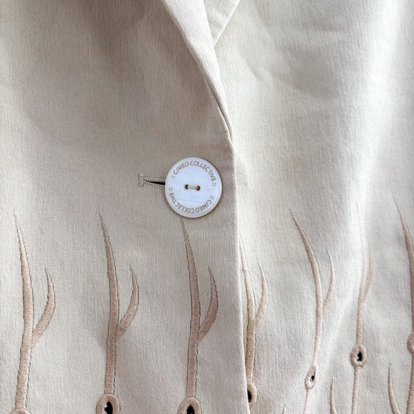 C/MEO Collective Persuasive Blazer Tan Size 6 Medium - Picture 6 of 9